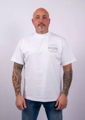Malelions social club t-shirt white