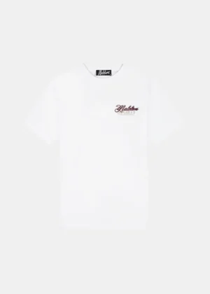 Malelions society t-shirt white