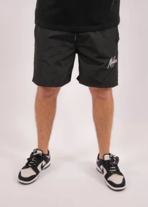 Malelions split swim shorts black