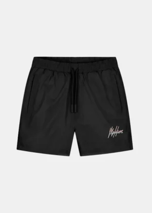 Malelions split swim shorts black