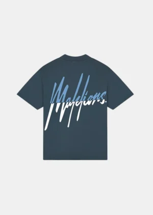 Malelions split t-shirt slate