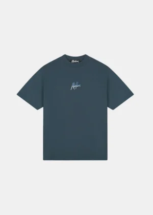 Malelions split t-shirt slate
