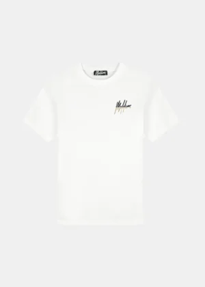 Malelions split t-shirt white