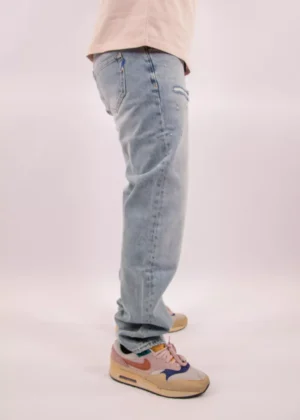 Malelions straight fit denim light blue