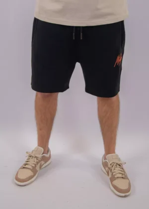 Malelions striped signature short black