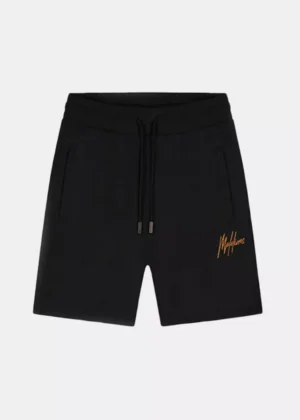 Malelions striped signature short black