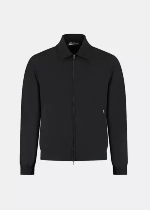Malelions technical zip jacket black