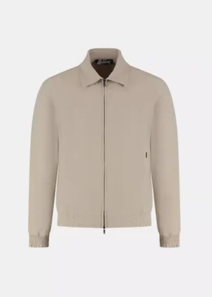 Malelions technical zip jacket light taupe