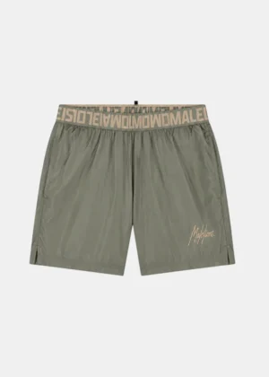Malelions venetian swim shorts dark sage