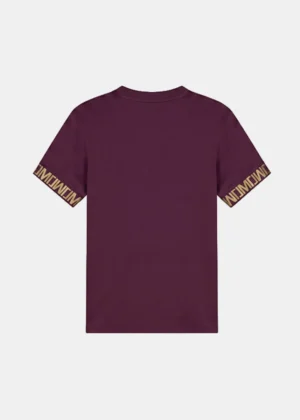 Malelions venetian t-shirt burgundy