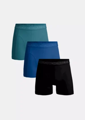 MUCHACHOMALO solid1010-653 3-pack black/blue/green