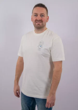 Wrong Friends akron t-shirt coconut white