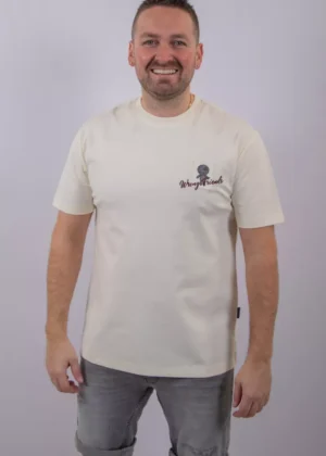 Wrong Friends baltimore t-shirt coconut white