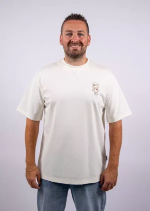 Wrong Friends brooks t-shirt beige