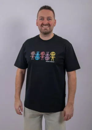 Wrong Friends franklin t-shirt black