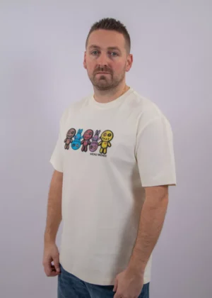 Wrong Friends franklin t-shirt coconut white