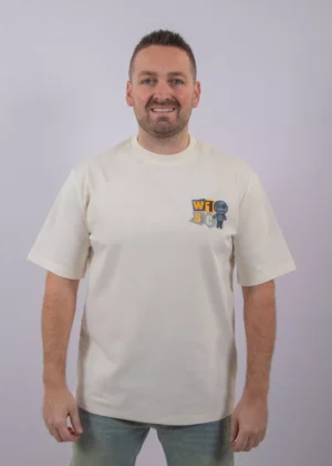 Wrong Friends social club t-shirt wf coconut white