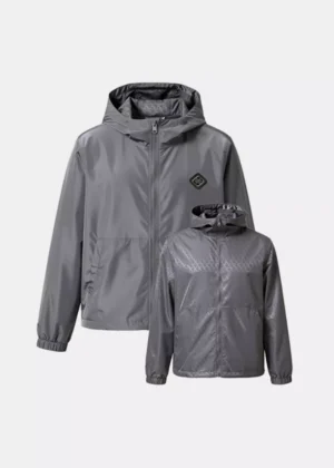 XPLCT reverse windbreaker light grey