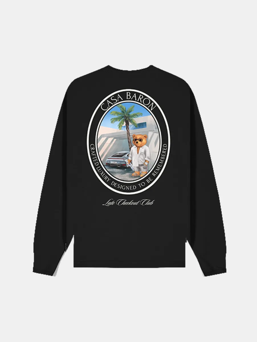 Baron Filou clxviii pullover backprint black