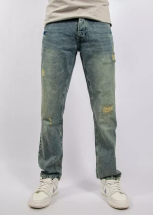Pure Path The Eric W1500 83 denim mid blue green
