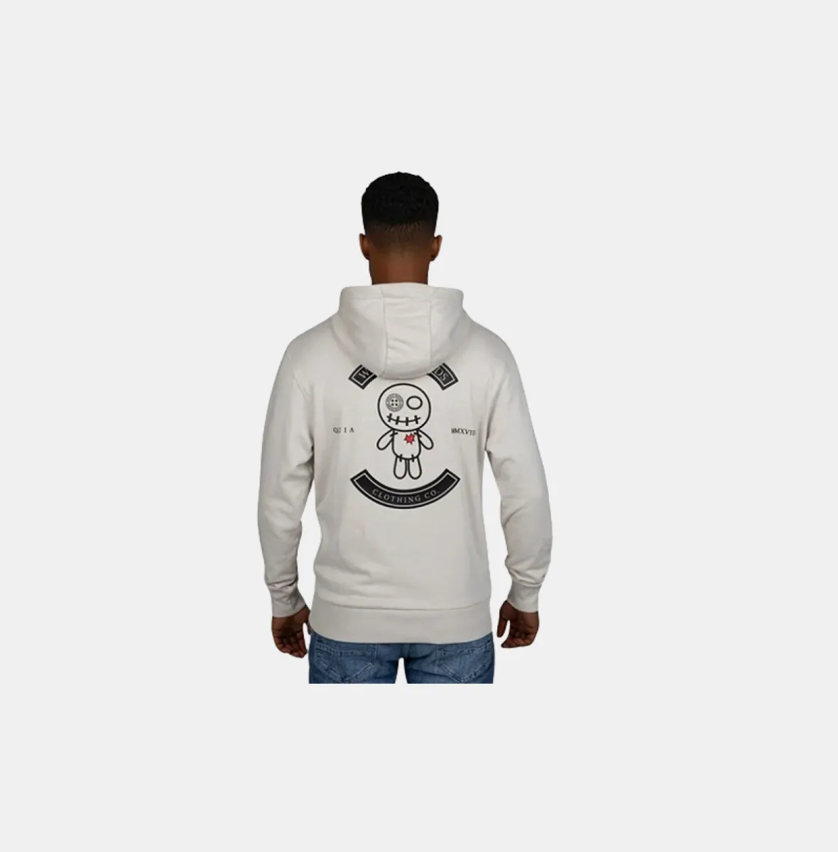 Wrong Friends verona hoodie light grey